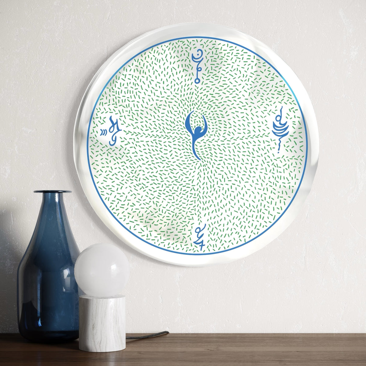 Mother Earth Connector, Alchemical Silver Mirror