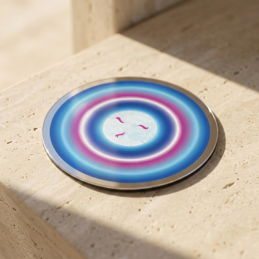Dynamic Life Vortex Emphasized Pocket Portal by The Prism with blue, azure and magenta fields around a central vortex.