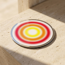 Fire Reminder Of Your Talent Pocket Portal by The Prism with three overlapping sigils in yellow and orange.