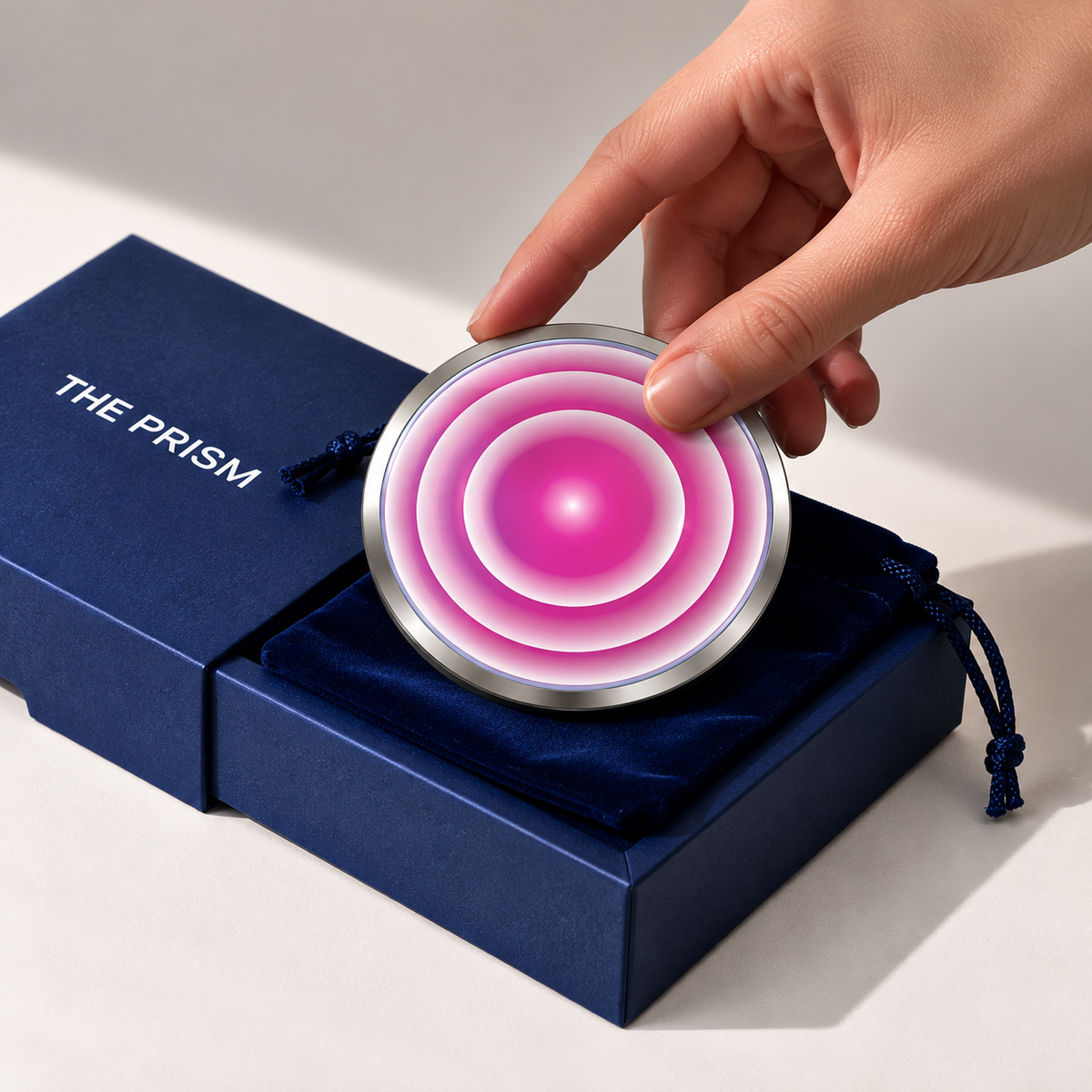 Liberation, Pocket Portal Dibond with THE PRISM gift box and velvet pouch