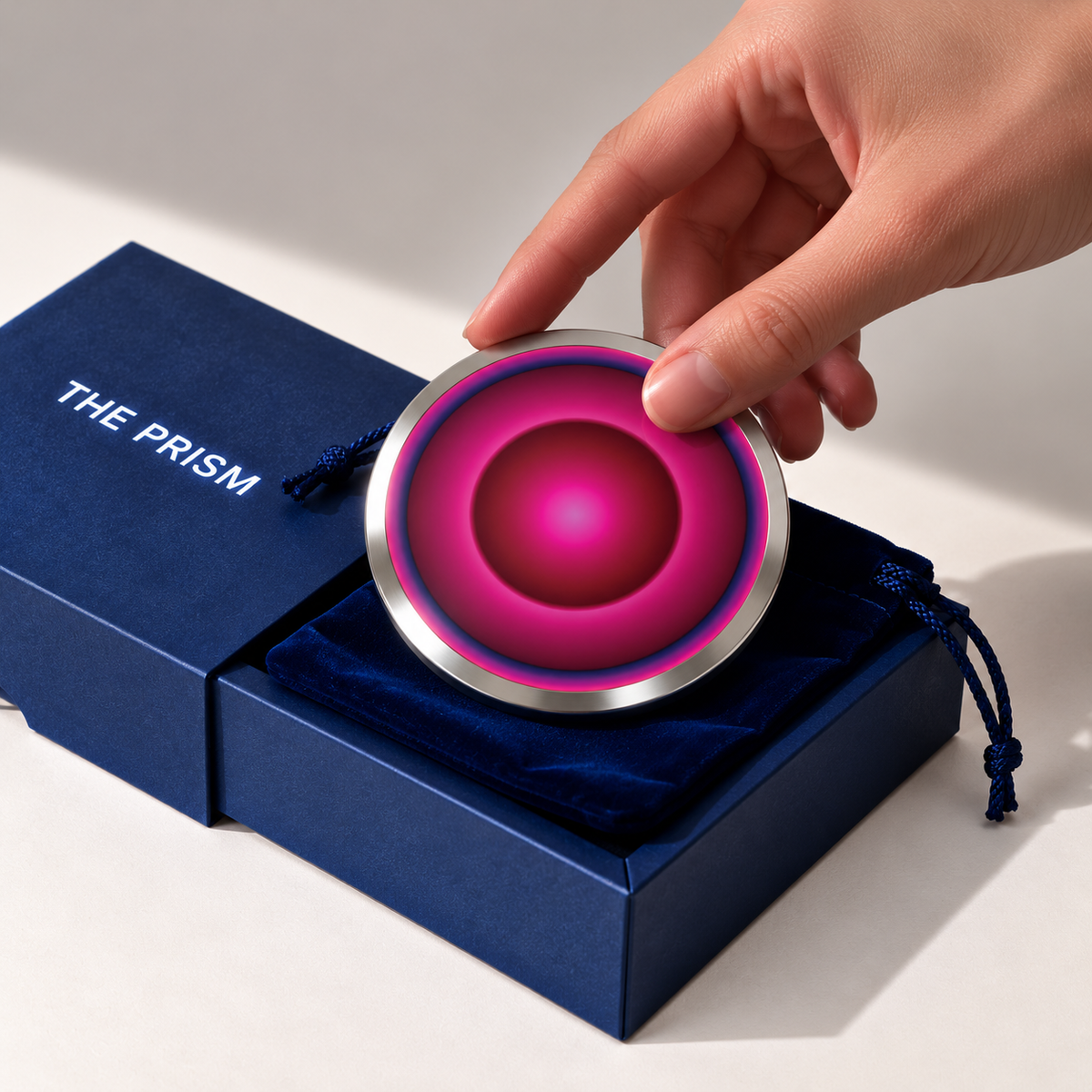 Mars Authoritative, Pocket Portal Dibond with THE PRISM gift box and velvet pouch