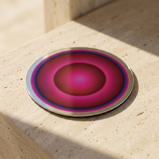 Mars Authoritative Pocket Portal by The Prism with a saturated red field, blue circle and central Mars sigil.