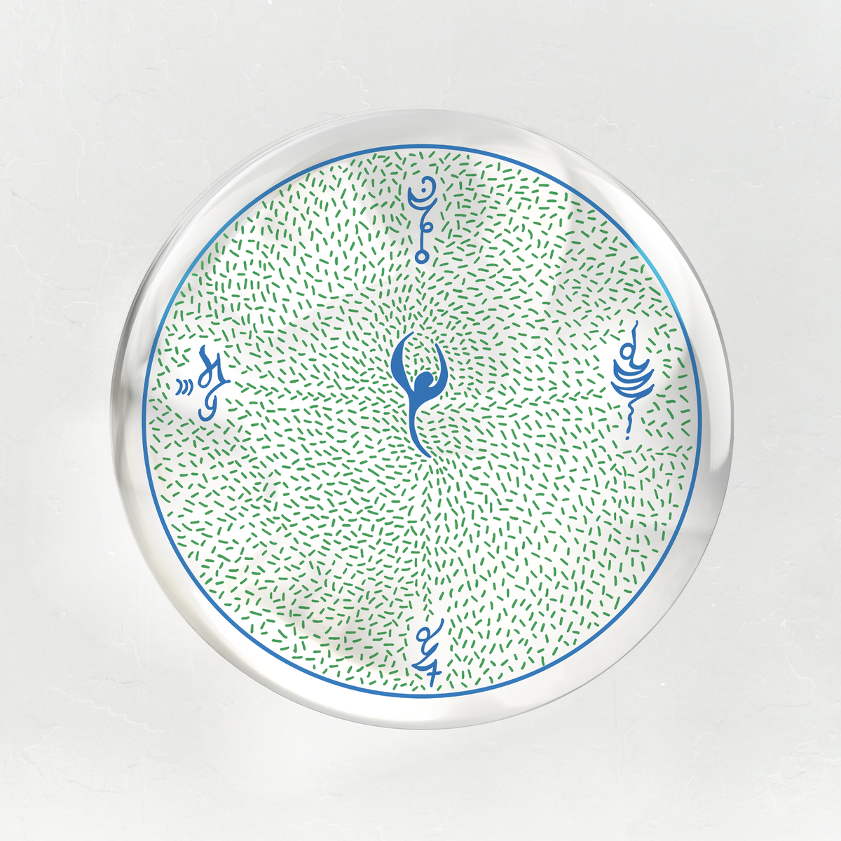 Mother Earth Connector, Alchemical Silver Mirror