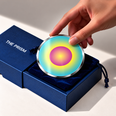 Rebirthing, Pocket Portal Dibond with THE PRISM gift box and velvet pouch