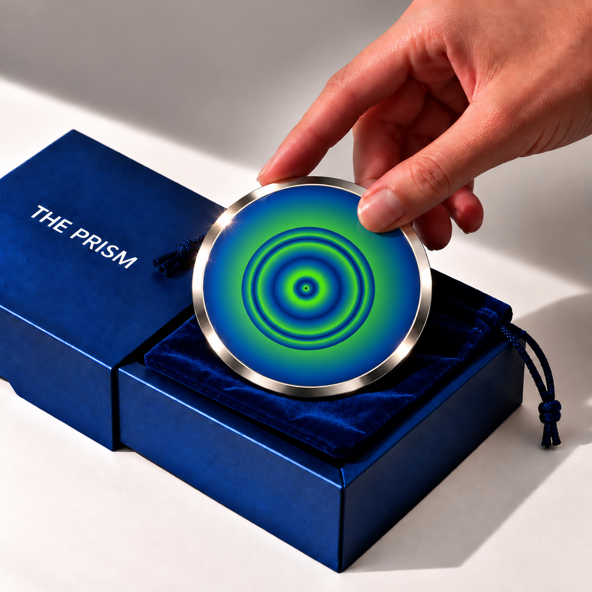 Sirius, Pocket Portal Dibond with THE PRISM gift box and velvet pouch