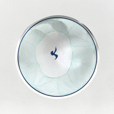 Water Elements - Deep Blue, Alchemical Silver Mirror